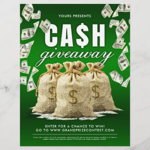 Gewinnspiel Flyer