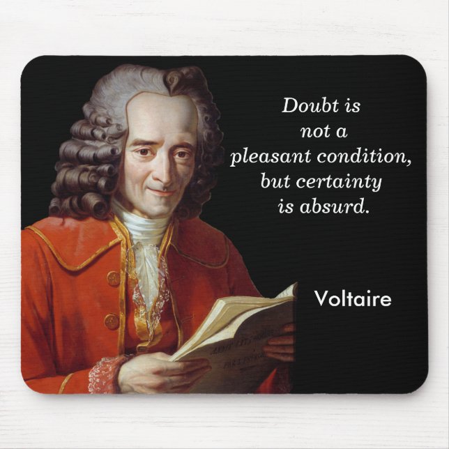 Gewiss ist absurd - Mousepad (Vorne)