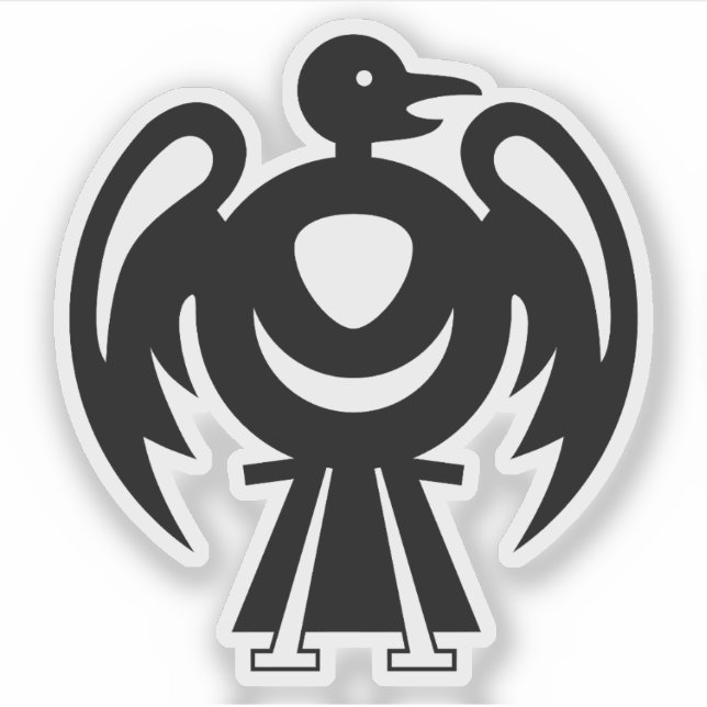 Gewitter Aufkleber (Vorderseite)