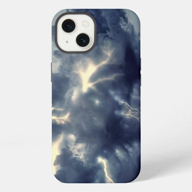 Gewitter-Blitz iPhone Hülle (Rückseite)