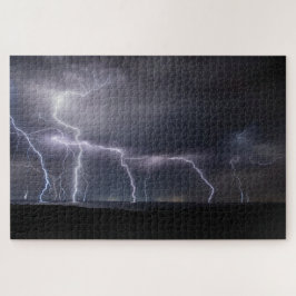 Gewitter-Blitzschlag Nacht, 1014 Stück