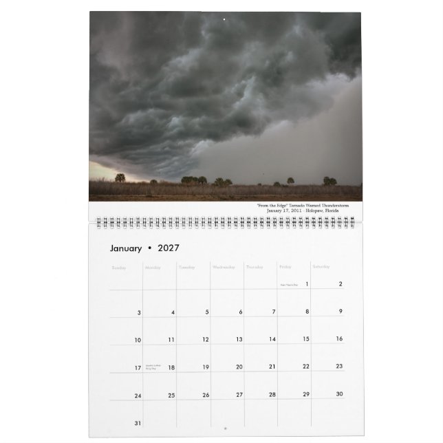 Gewitter-Fotografie-Kalender Kalender (Jan 2027)