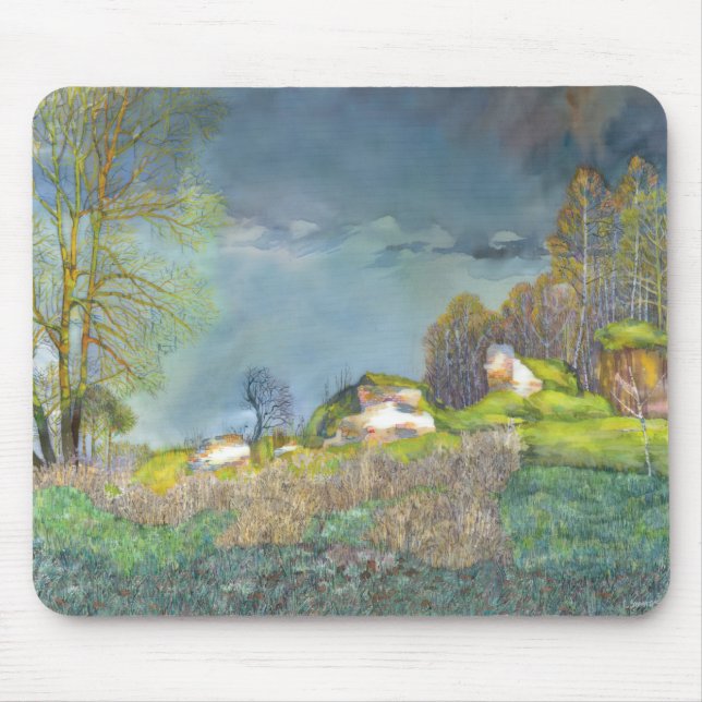 Gewitter im Frühjahr Mousepad (Vorne)
