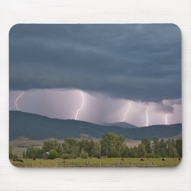 Gewitter produzierte Blitz im Jocko Mousepad (Vorne)