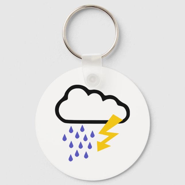 Gewitter Schlüsselanhänger (Vorderseite)