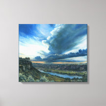 "Gewitter" Stretched Canvass