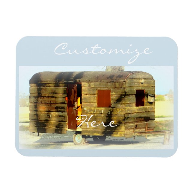 Gewitterter-Holzanhänger Thunder_Cove Magnet (Horizontal)