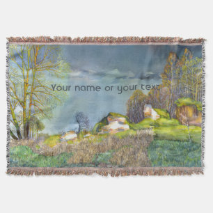 Gewitterungsbild Wasserfarbe Decke