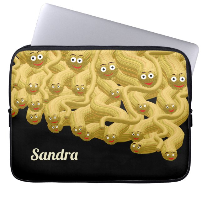 Gewitterwürmer Laptopschutzhülle (Vorderseite)