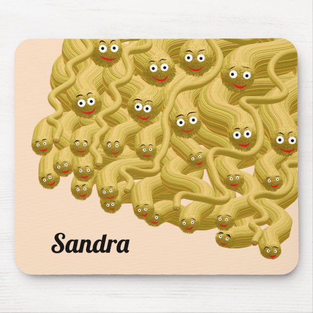 Gewitterwürmer Mousepad (Vorne)