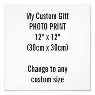 Gewohnheit 12"" Druck-Schablone des Foto-X12 Fotodruck