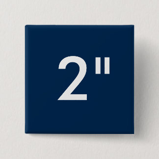 Gewohnheit 2" Zoll-quadratische Button