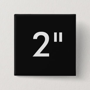 Gewohnheit 2" Zoll-quadratisches Button