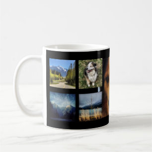 Gewohnheit 9 Instagram Foto-Collage Kaffeetasse
