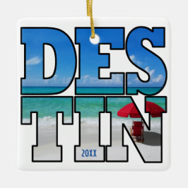 Gewohnheit besitzen Foto Destin Keramikornament