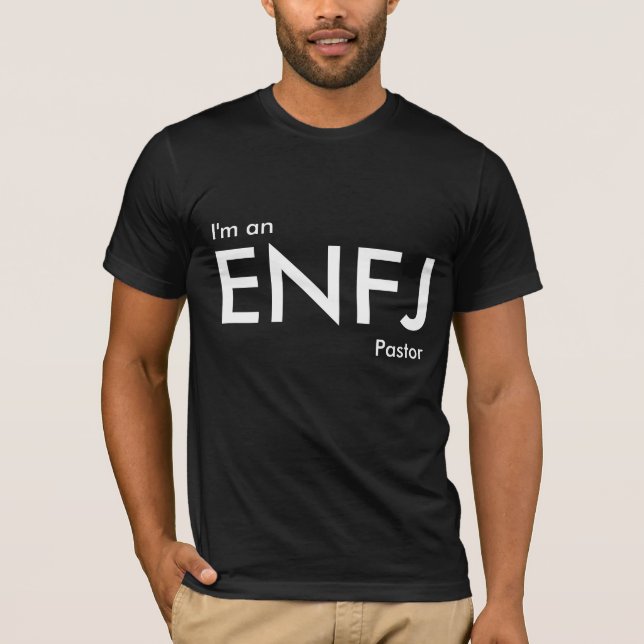 Gewohnheit bin ich ein ENFJ Pastor - T-Shirt (Vorderseite)