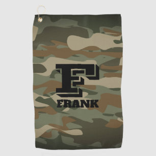 Gewohnheit der grünen Armee, militärische Camoufla Golfhandtuch