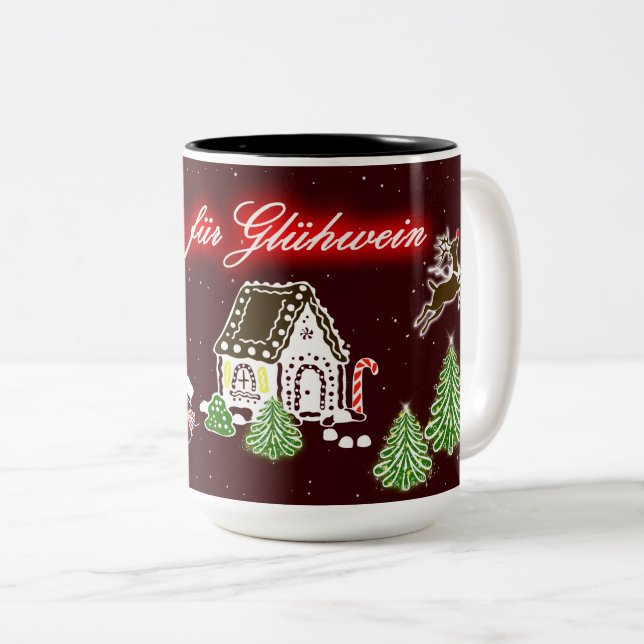 Gewohnheit desinged Tasse für verrührten (VorderseiteRechts)