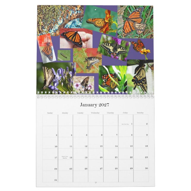 Gewohnheit Druckkalender Kalender (Jan 2027)