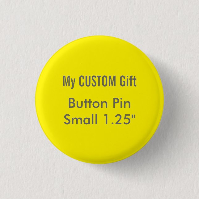 Gewohnheit druckte 1,25" kleines button (Vorderseite)