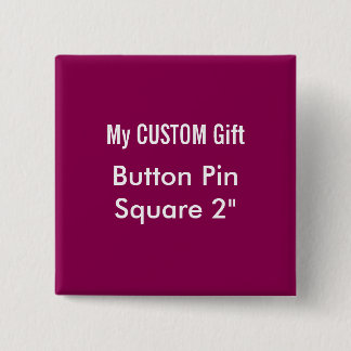Gewohnheit druckte 2" quadratische button