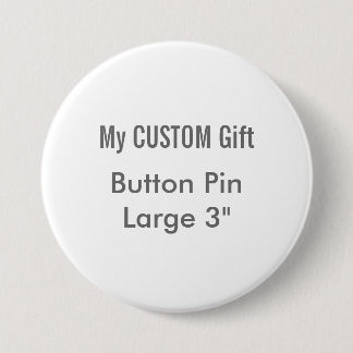 Gewohnheit druckte 3" großes rundes button
