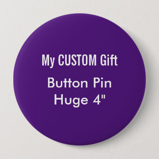 Gewohnheit druckte 4" das enorme LILA Button