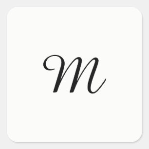 GEWOHNHEIT FERTIGEN MONOGRAMM-SCHABLONE BESONDERS QUADRATISCHER AUFKLEBER