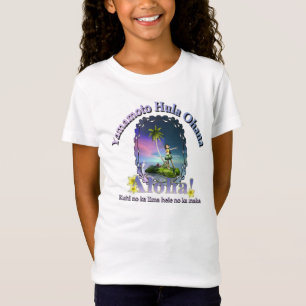 Gewohnheit für Front Yamamotos Hula Ohana Keiki T-Shirt