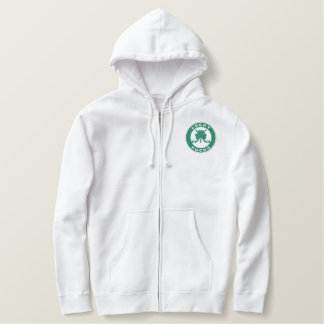Gewohnheit gestickter ZipKapuzenpulli Bestickter Hoodie