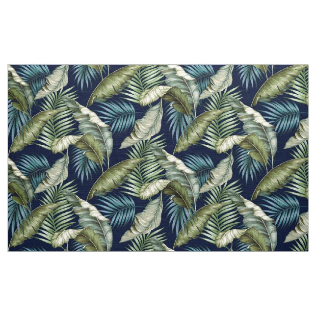 GEWOHNHEIT Marilyn-2 Hawaiianer verlässt grüne Stoff (Yard (91,4 cm))
