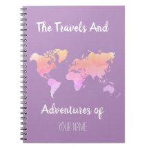 Gewohnheit Reise-Inspiriertes Notizbuch
