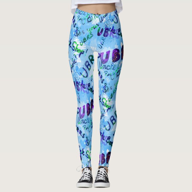 Gewohnheit s-Felsen-Geschäft Onkels UBRS Bob " Leggings (Vorderseite)