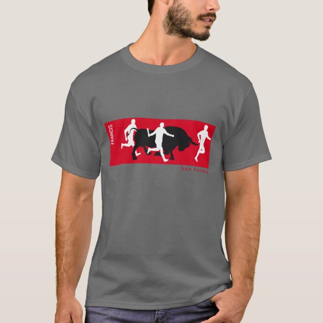 Gewohnheit, San Fermin Pamplona, T-Shirt (Vorderseite)
