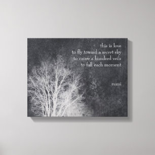Gewohnheits"dieses ist Liebe" rumi Zitat Leinwanddruck