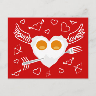 Gewohnheits-Postkarte Herz des Valentinstags Feiertagspostkarte