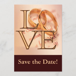 Gewohnheits-Save the Date Karten, redigieren Save The Date