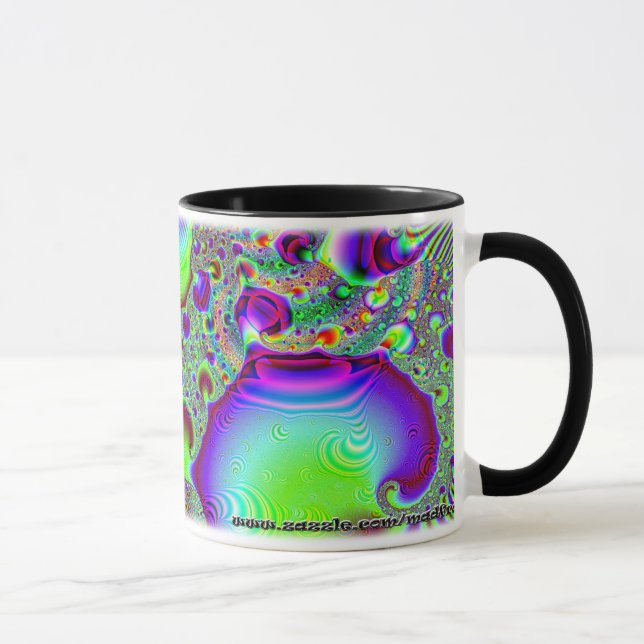 Gewohnheits-Tasse des Fraktal-C~09 Tasse (Rechts)