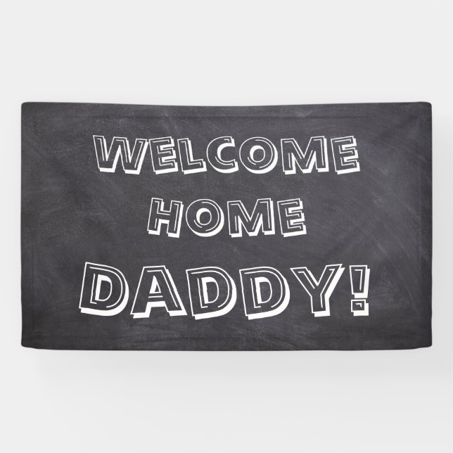 Gewohnheits-willkommene Zuhause-Fahnen-Tafel Banner (Horizontal)
