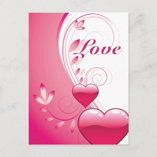 Gewohnheitsgeschenke Liebevalentines Tages Feiertagspostkarte (Vorderseite)