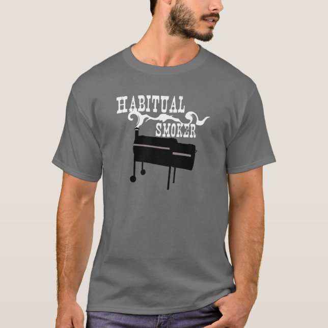 Gewohnheitsraucher T-Shirt (Vorderseite)