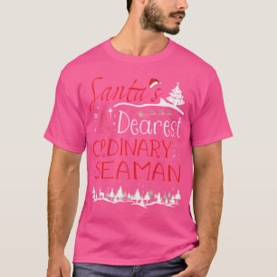 Gewöhnlicher Matrose Weihnachtsjob Lustiges Weihna T-Shirt
