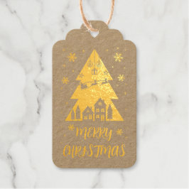 Gewöhnliches Weihnachtsbaumdesign mit Schlitten Geschenkanhänger