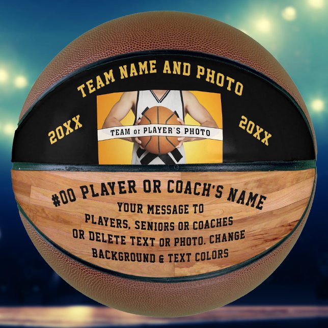 Gewohnt, Basketball für Trainer, Senioren oder Spi (Custom Printed Basketball. Senior Basketball Gifts. Christmas Gifts for Basketball Player.)