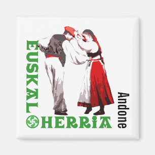 Gewohnt, Euskal Herria, traditioneller baskischer Magnet
