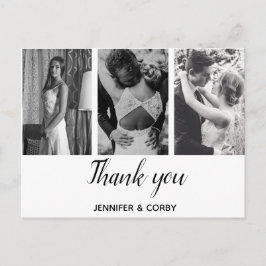 Gewohnt, Hochzeit Fotos, danke. Postkarte