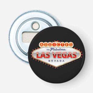 Gewöhnt nach Las Vegas, lustiges Zeichen Nevadas Flaschenöffner