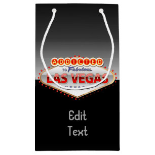 Gewöhnt nach Las Vegas, lustiges Zeichen Nevadas Kleine Geschenktüte