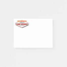 Gewöhnt nach Las Vegas, lustiges Zeichen Nevadas Post-it Klebezettel