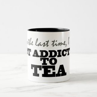 Gewöhnt nicht zur Tee-Tasse Zweifarbige Tasse